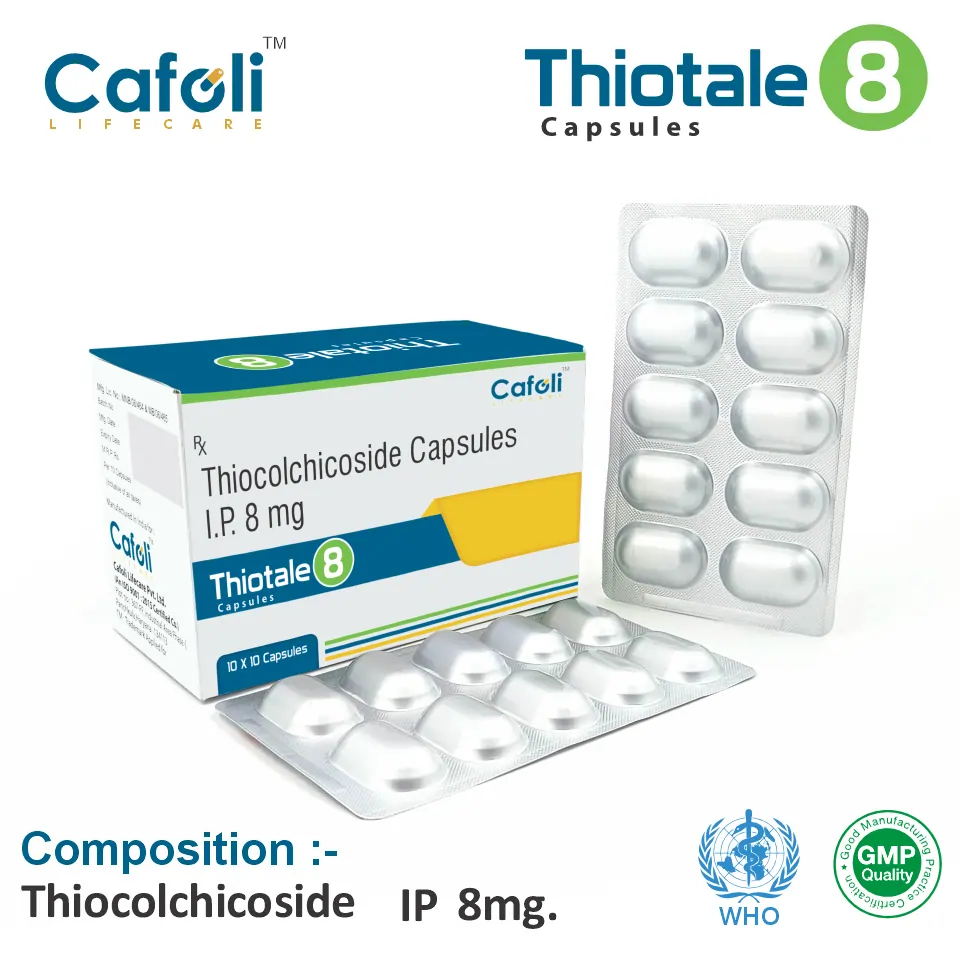 Thiocolchicoside 8mg Capsule PCD Pharma